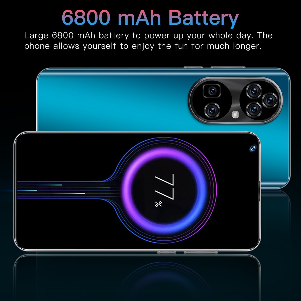 Best popular P50pro+ 16GB+512GB Android 7.3 inch GPS unlocked phone